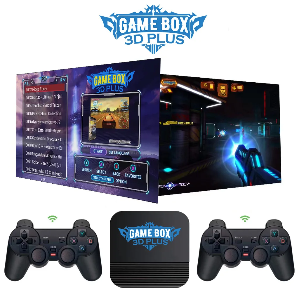 Game Box I3s 3d Plus Video Game Console Dual System Multiple