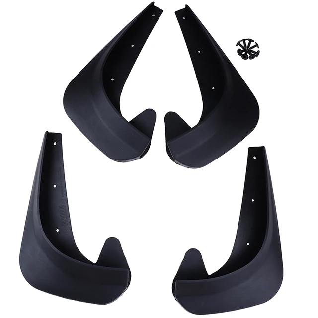 4Pcs Car Mud Flaps, Black Front and Rear Car Mud Flaps, Mud Splash