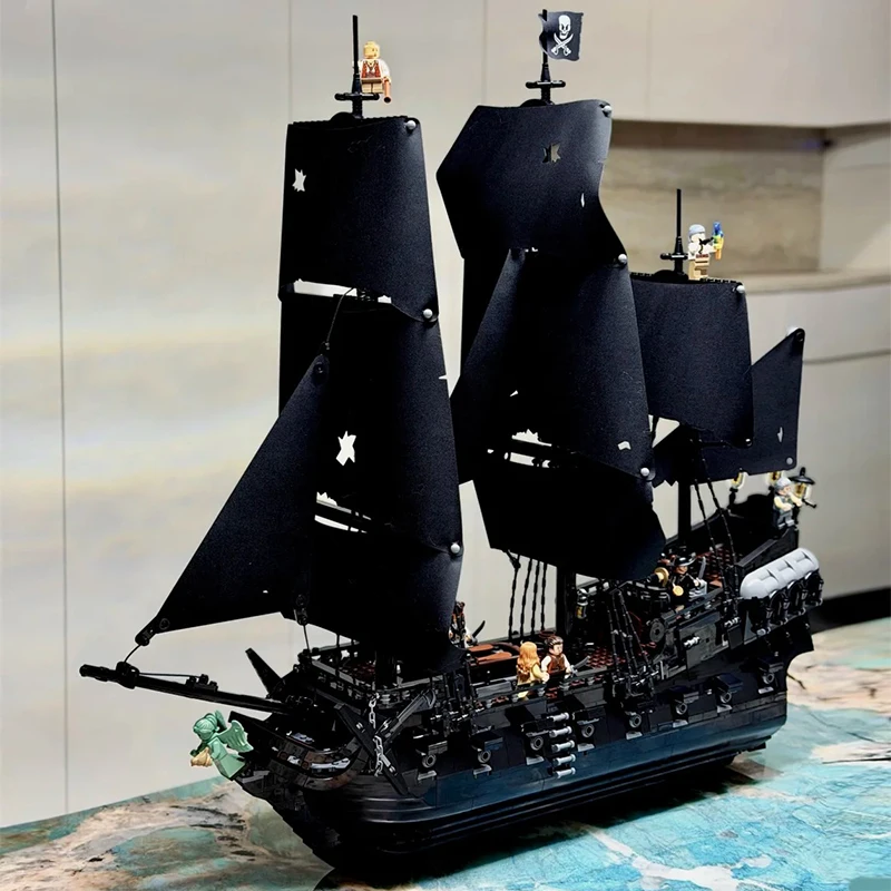 2026 신제품 MOC 2862 PCS 블랙펄 해적선 조립 블록 선박 범선 브릭 장난감 어린이 생일 선물