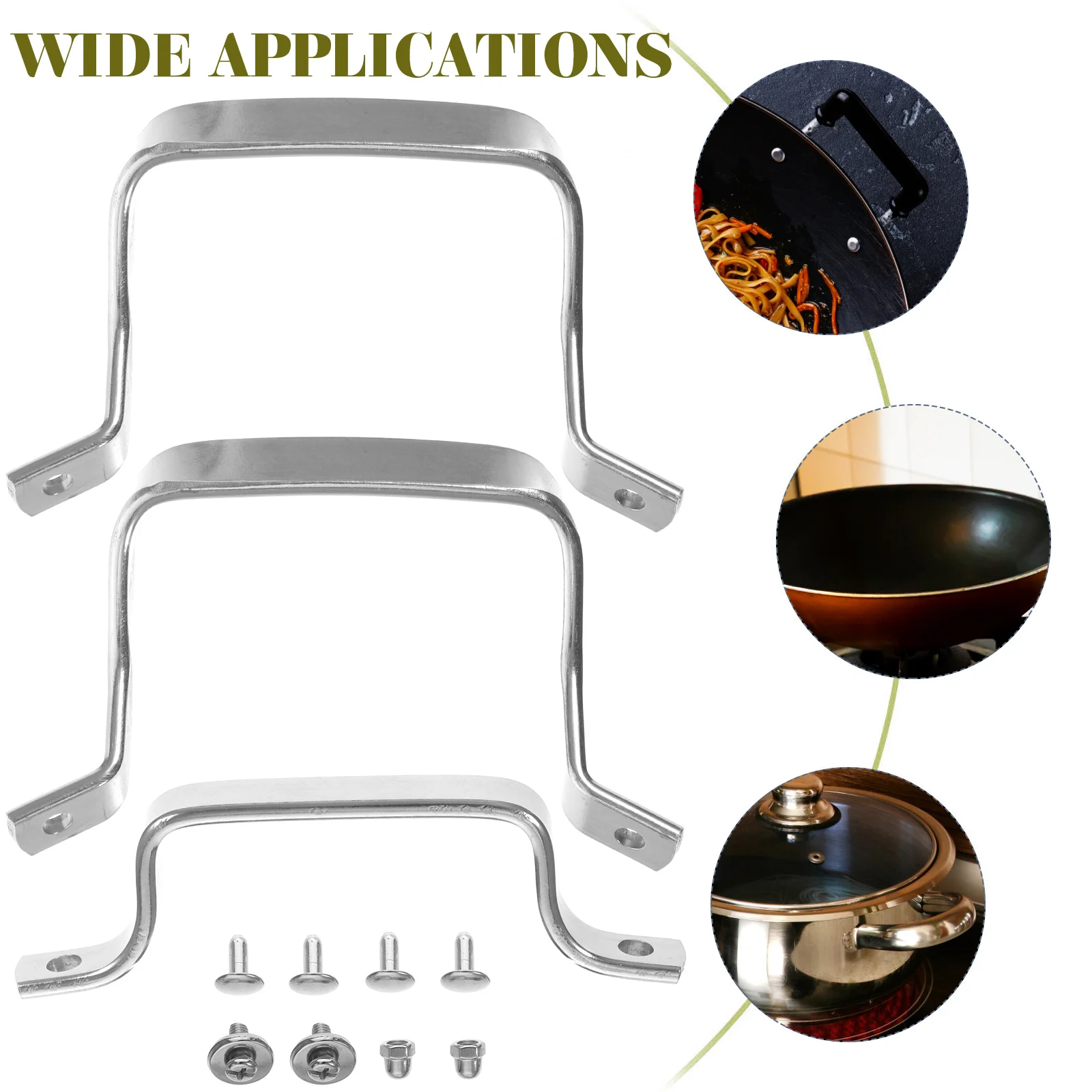 1 set Pot Handle Replacement Handles For Side Handle Water Boiler Cookware Parts Kitchen Utensils Practical Pot