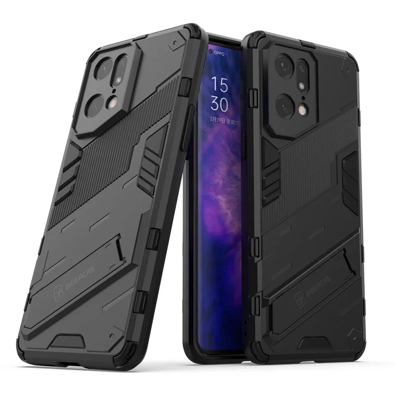 Custodia Per Telefono Punk Per Oppo Find X5 Pro Case Oppo Find X3 X5 Pro X3 Neo Lite Cover Custodia Rigida Antiurto Oppo Find X5 Pro