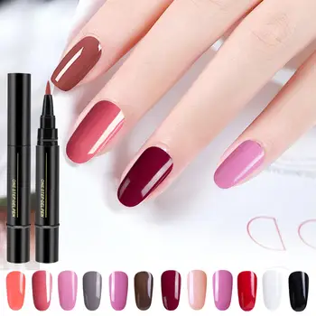 Penne Gel Colorate per Unghie, Smalto in Penna a Rapida Asciugatura, Penna Gel per Nail Art