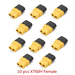 High-Performance XT60 Power Coupling Plugs for RC and Drone Applications (10pcs XT60H Female)