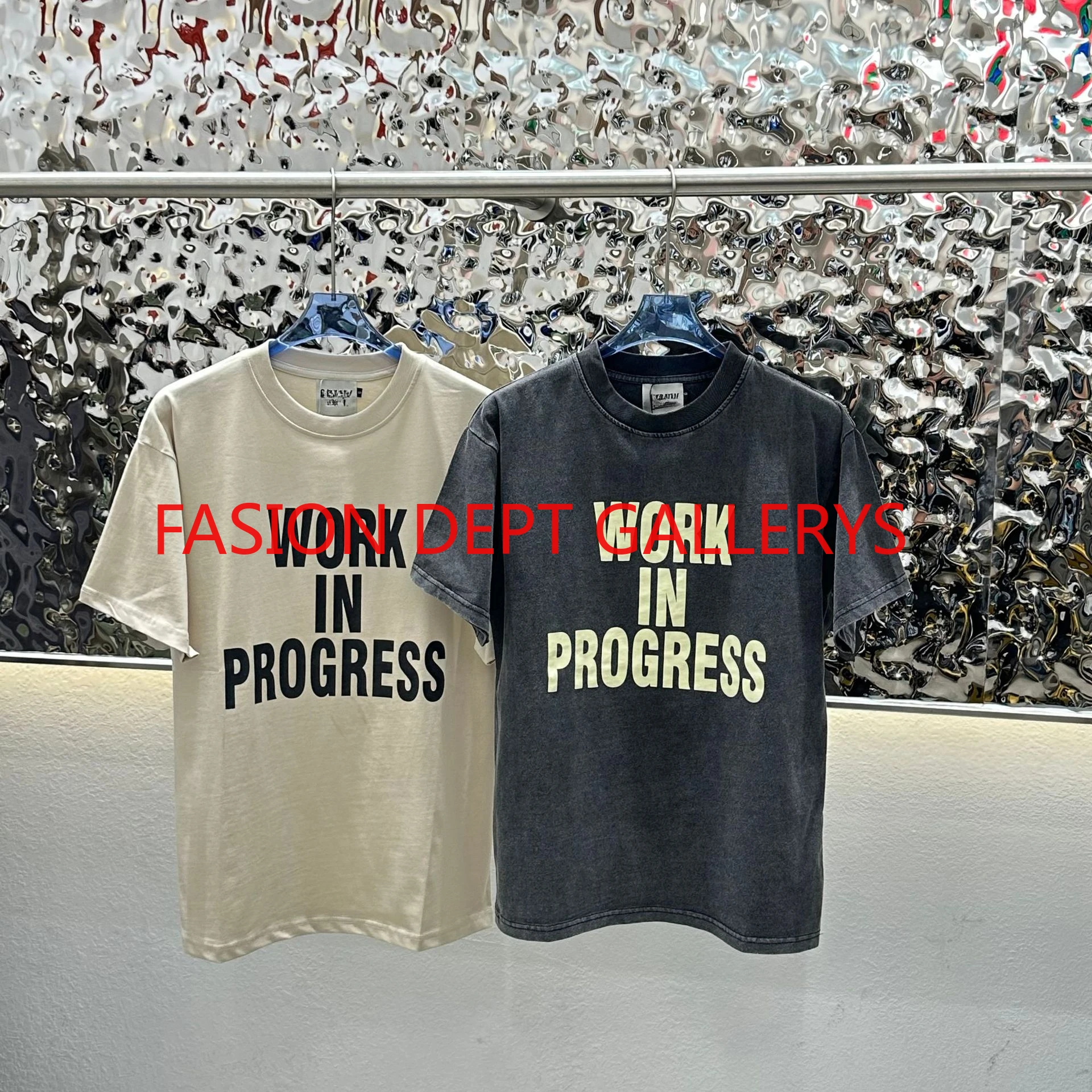 

Ретро-стиль, свободная стирка, с коротким рукавом, с принтом, для мужчин и женщин