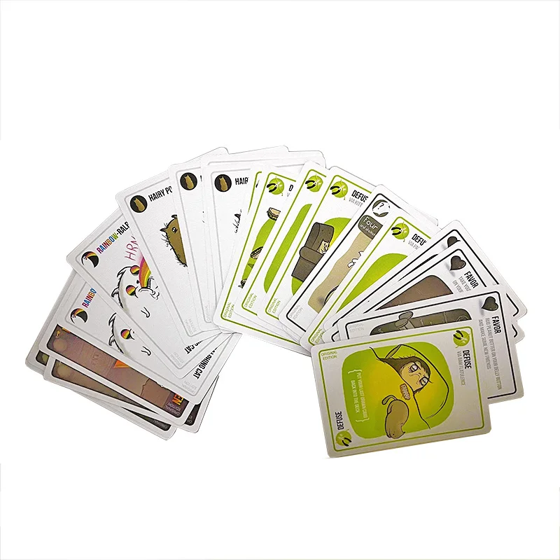 Exploding Kittens Cat Party Set Card Game Simple Family Friendly Party Game Music Cat Card card games