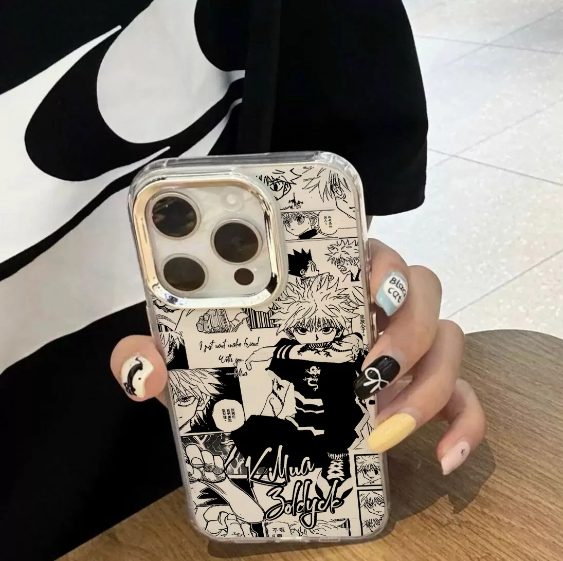 Transparent Soft Anime Hunter × Hunter Phone Case