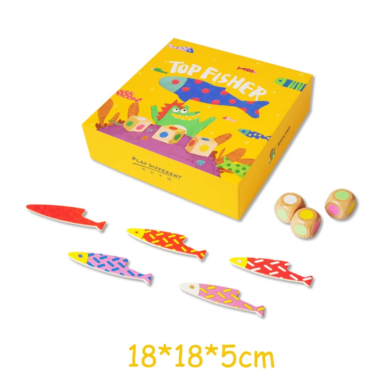 Kids Wooden Matching Toy Montessori Board Game Memory Training Color Cognition Logical Thinking Education Toys For Children Gift 6