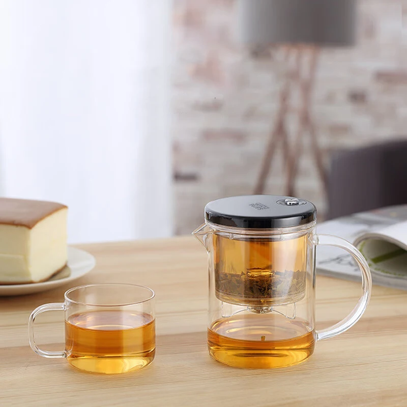 SAMADOYO cup insulation separation bubble teapot heat-resistant glass teapot simple filter tea cup