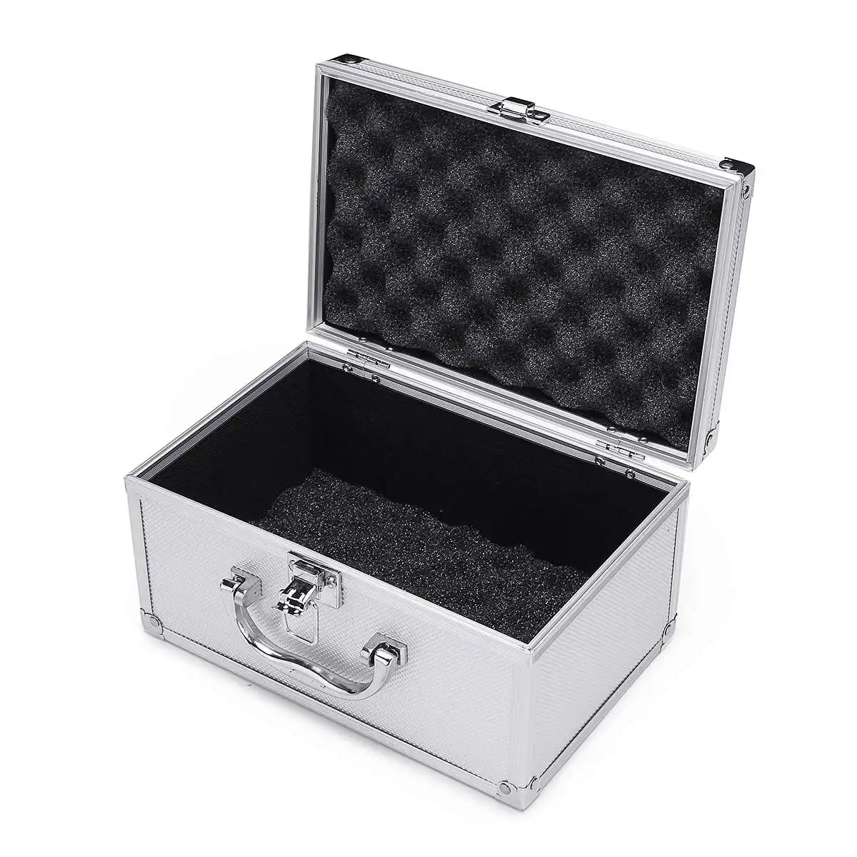 Portable Aluminum Tool Box Large Safety Equipment Toolbox Instrument Box Storage Case Suitcase Impact Resistant Case With Sponge 5