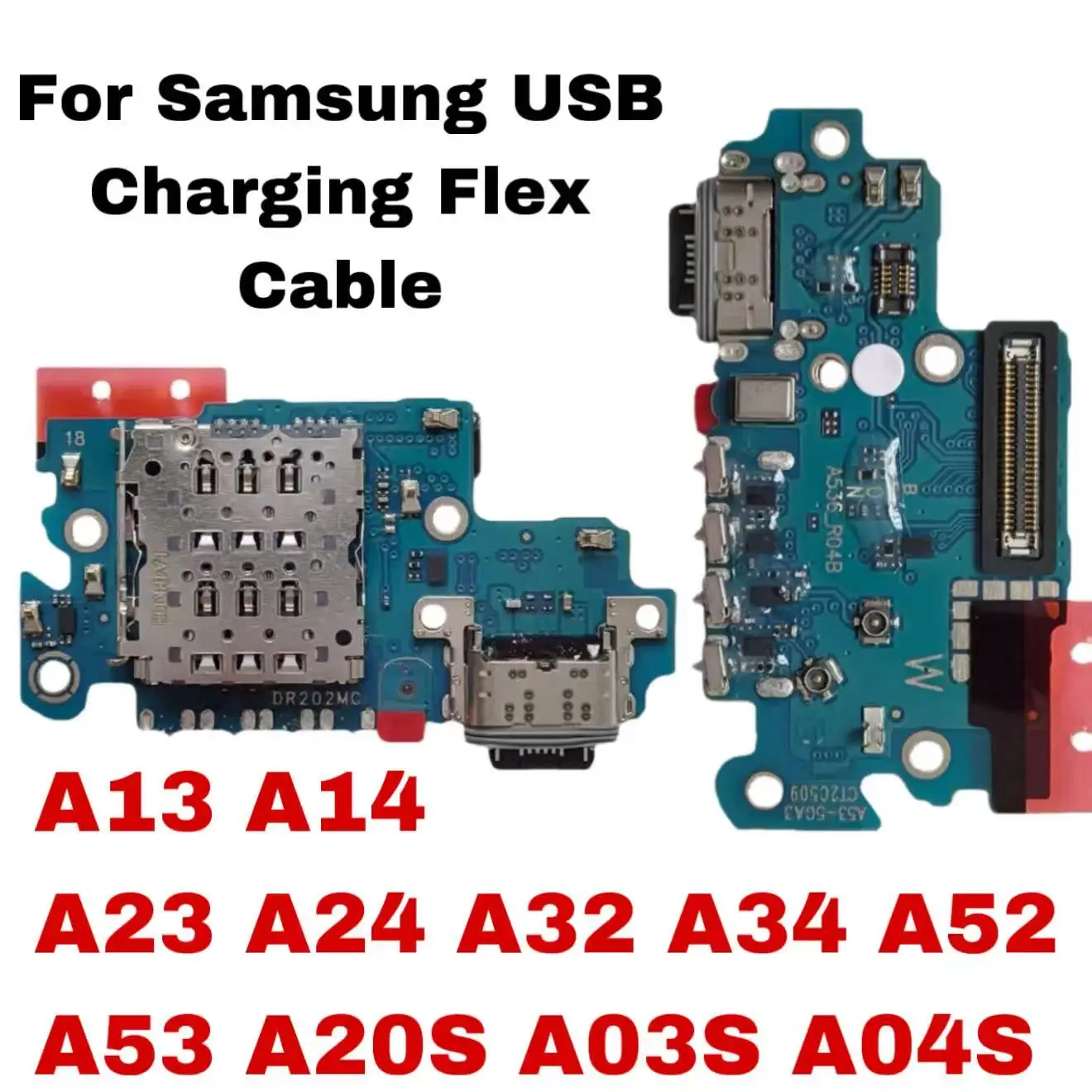 Enhanced Charging Port USB Dock Flex Cable Board
