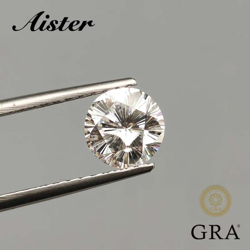 

New D Color Sakura Cut Moissanite Loose Stones 0.5-2ct D Color Moissanite Stone With GRA Certificate