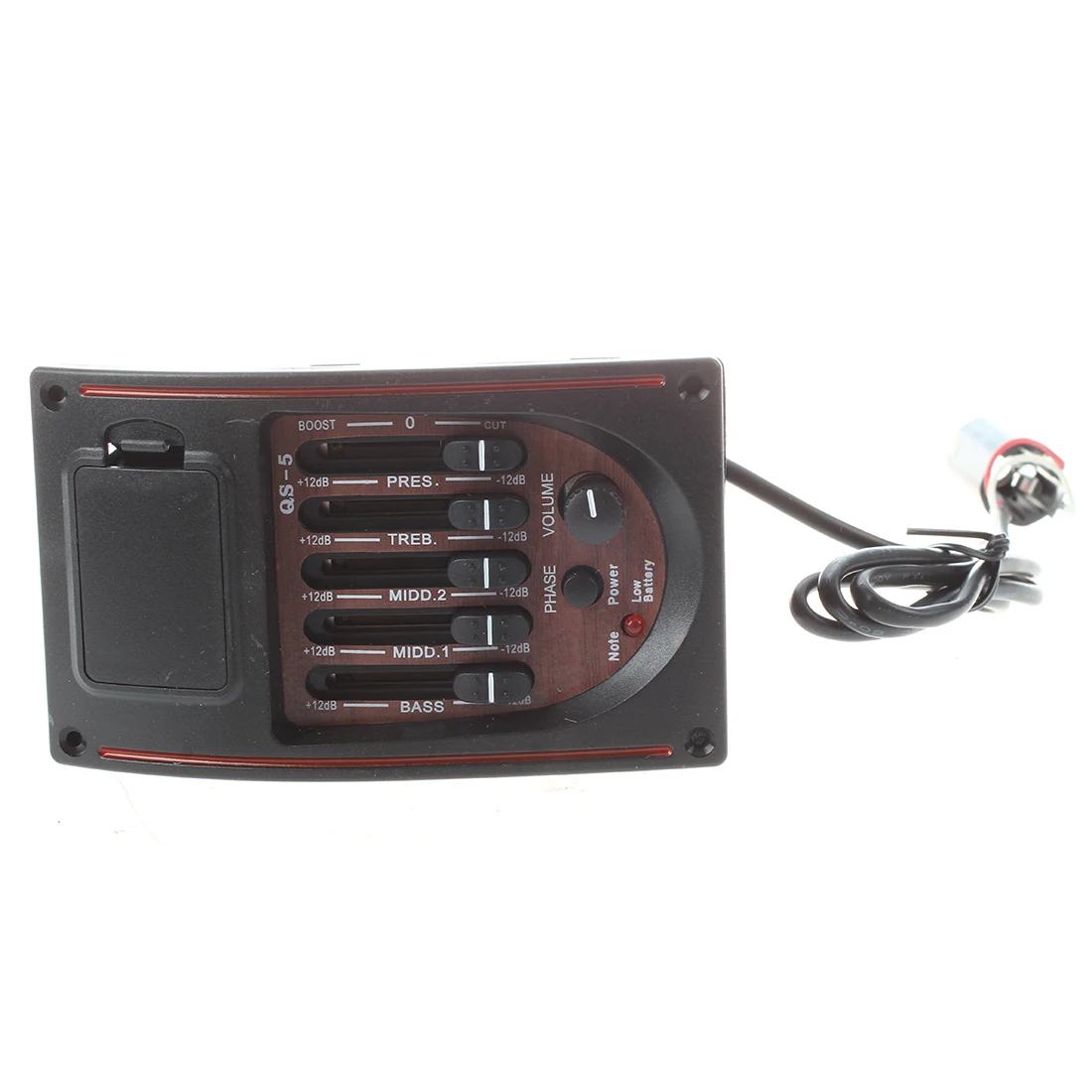 

Acoustic Guitar Pre-wired Preamp 5 Band EQ Tuner Piezo Pickup