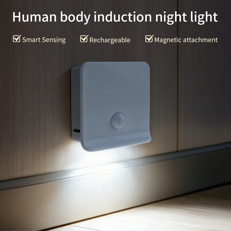 Wireless Rechargeable LED Motion Sensor Night Light