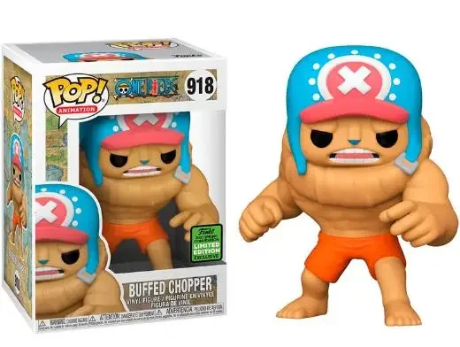 Funko Pop One Piece Buffed Chopper 918 #10Cm Action Figure Model Dolls Toys For Children