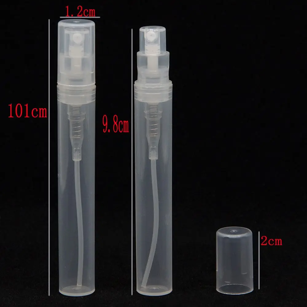 Container Empty 2ml 3ML 5ML Clear Mini  Bottles Plastic Refillable Bottles Spray Bottle  Bottle Atomizer Bottles
