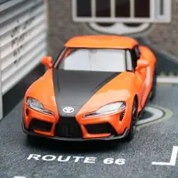 Fast 9 1/36 Toyota GR Supra Racing Car Toy For Children Welly RMZ City Diecast Alloy Miniature Model Collection Gift for Boy Kid 2
