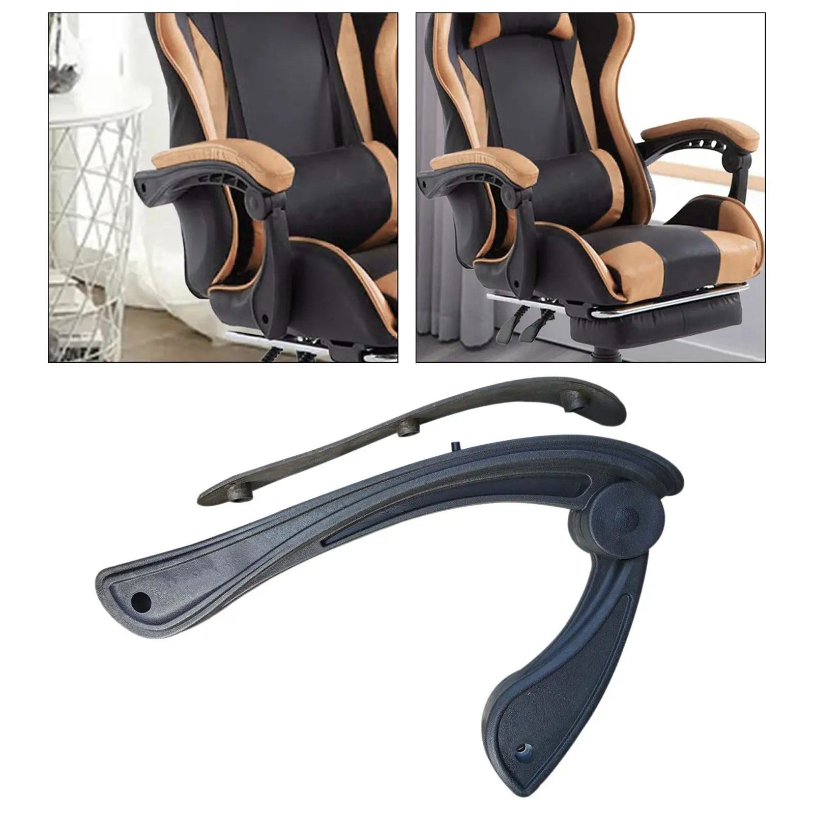 Bracciolo Universale Per Sedia Ufficio - Ricambio Comodo, Resistente E Facile Da Pulire - Foto 3