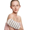 1Pc Exfoliating Hemp Bath Glove Mitten Scrubber Natural Bamboo Fiber Remove Dead Skin Deep Clean Double-Sided Bath Gloves 3