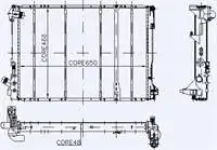 

0538382PA for engine radiator LAGUNA (2 SIRA TD mechanical air conditioning (2 SIRA CU + PL system)/(× 48)