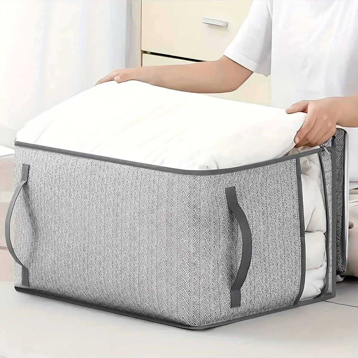 Clothing Storage Bag Large Capacity Bedroom Organizing