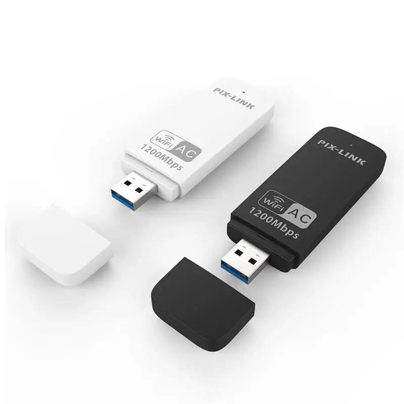 

PIXLINK USB3.0 усилитель сигнала 1200 Мбит/с AC двухдиапазонный USB мини Wi-Fi адаптер беспроводной сети UAC04