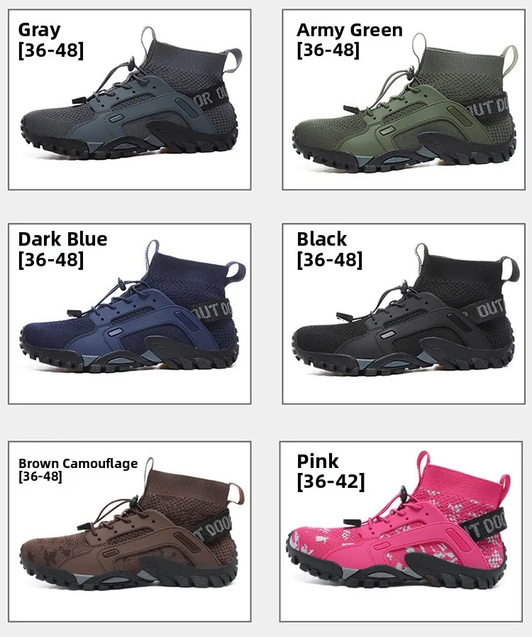 Scarpe da trekking e da scoglio unisex per escursioni outdoor_voghion.com