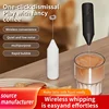Mini Electric Milk Foamer Blender Wireless Coffee Whisk Mixer Handheld Egg Beater Cappuccino Frother Mixer Kitchen Whisk Tools 1