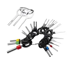 

21Pcs Pin Extractor Tools Unlocking Hand Tool Set Wire Connector for Flat Round Plug Contacts Pin Extractor Tools
