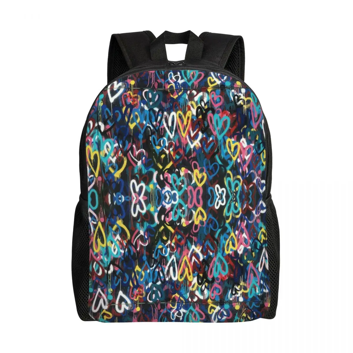 

Индивидуальное сердце для женщин и мужчин, водостойкая школьная сумка для колледжа, сумка для книг с принтом