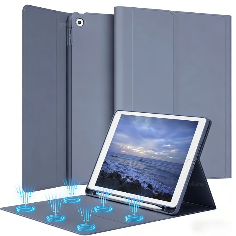 Magnetic Slim Protective Leather Tablet Case Cover