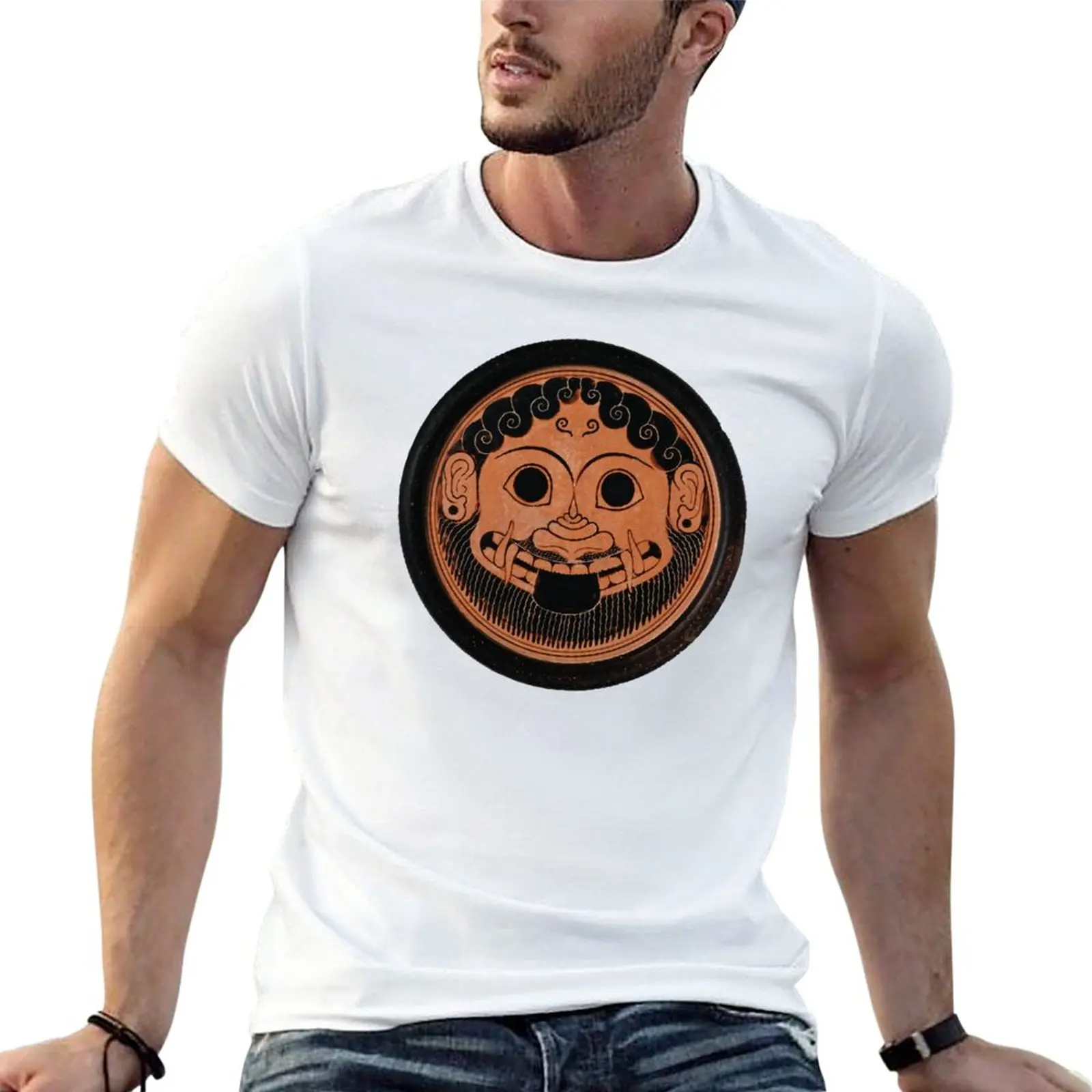 

Archenerd: A signed attic Goroneion: Ergotimos feat Kleitias (All-face design) T-Shirt blacks funnys anime oversized t shirt men
