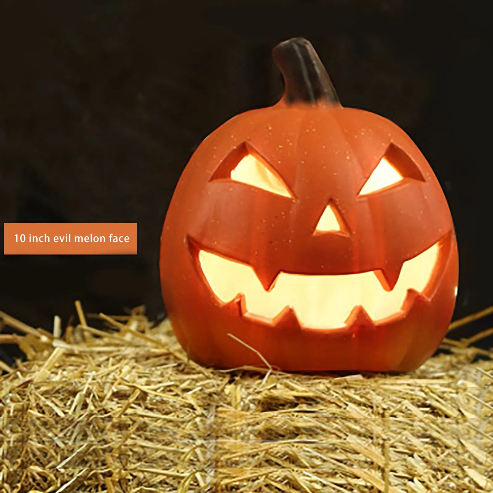 Description Picture 6 of itemHalloween Led Pumpkin Lantern Led Light Lamp Lantern Home Props Bar Halloween Decor Led Lantern Scene Layout Home Decoration