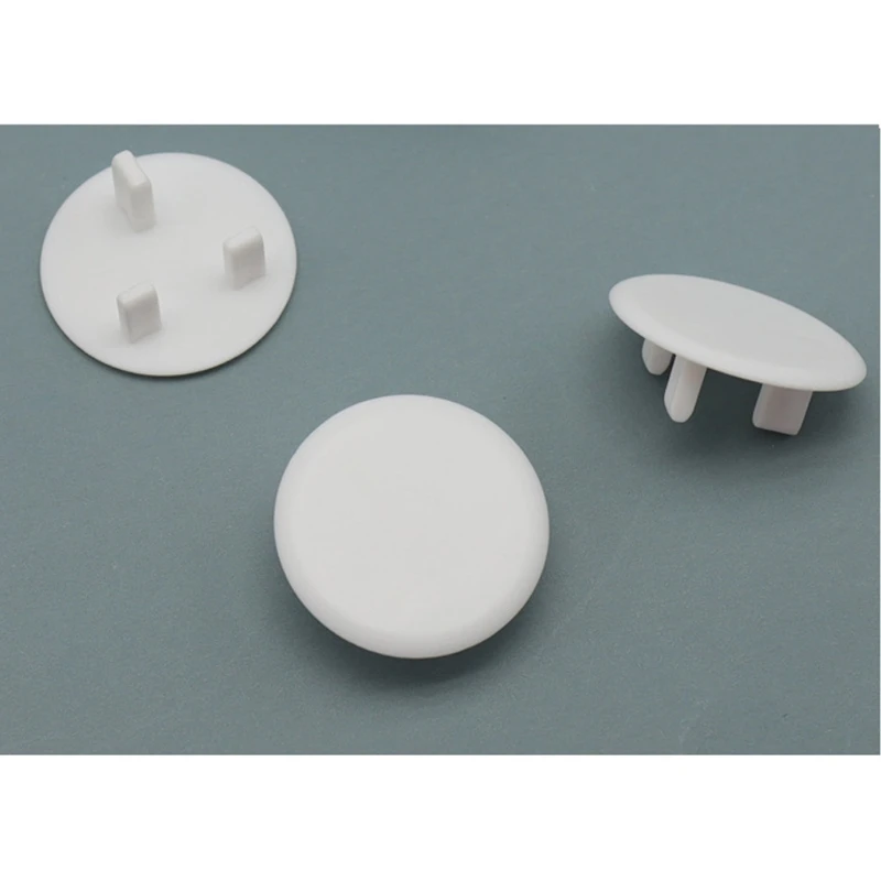 20-pieces UK Power Socket Baby Child Safety for Protection Device Anti-shock Plug Protector White Color Socket Cover Y55B