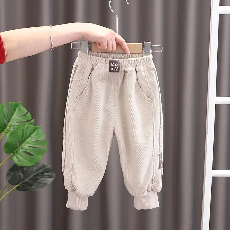 New Spring Autumn Fashion Baby Clothes Children Boys Pants Kids Girls Clothing Infant Trousers Toddler Casual Cotton Costume 5