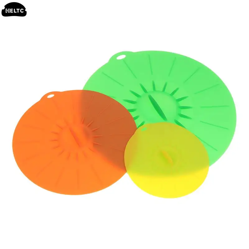 1PCS Cooking Pot Pan Lid Reusable Multifunction Fresh Keeping Microwave Bowl Cover Silicone Kitchen Gadgets 5Size silicone covers glass pot lid bowl cover microwave splatter cover silicone pot lid glass lid pot pan protectors grill dome cover