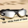 New Swimming Goggles Anti-fog Waterproof UV Protection Professional Adults Swim Goggles Men and Women 3