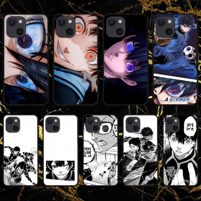 Anime Blue Lock Phone Case For iPhone 11 12 Mini 13 Pro XS Max X 8 7 6s Plus 5 SE XR Shell phone cases for iphone xr