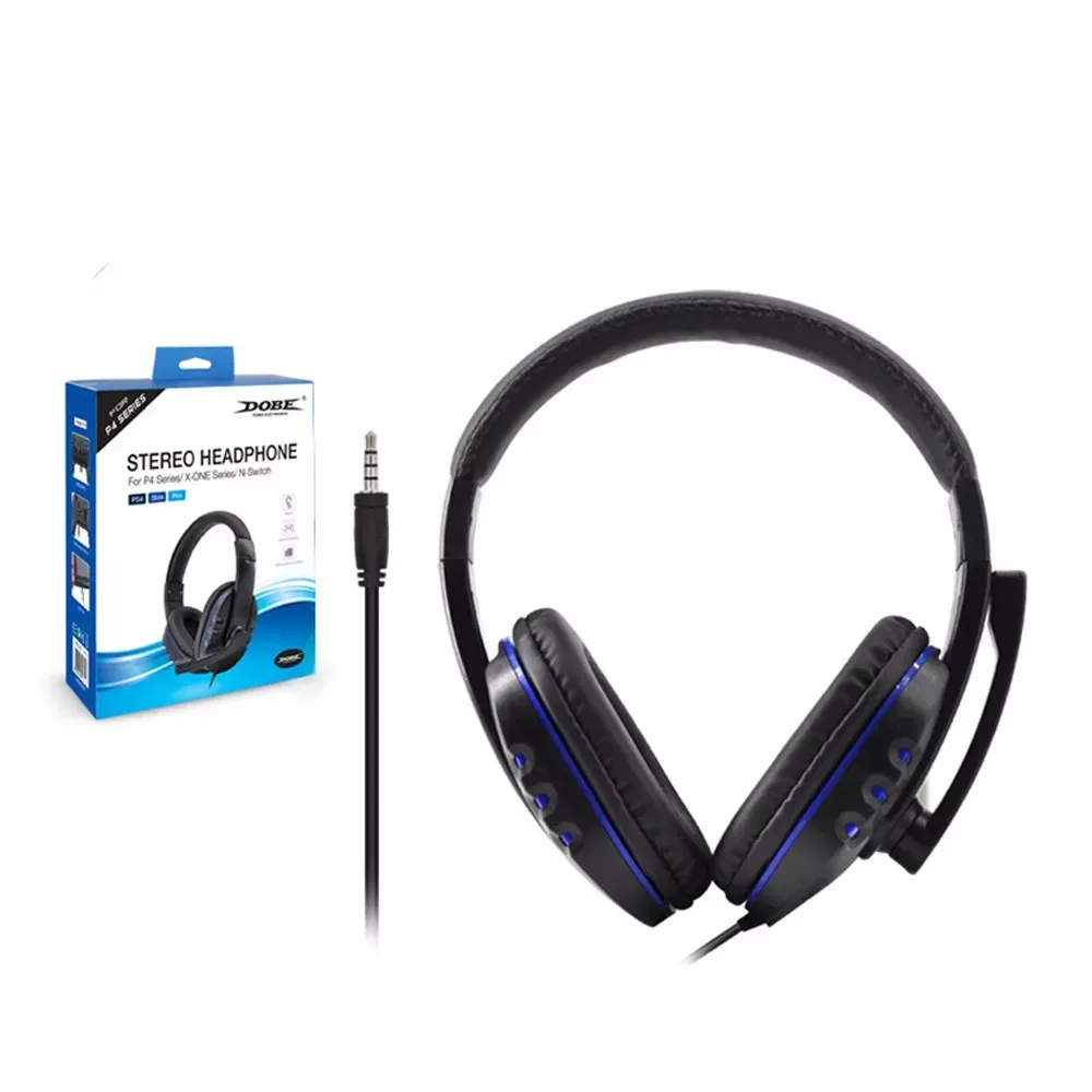 5 Set/Lotto Dobe Ty-1731 Cuffie Da Gioco Stereo Cablate 3 In 1 Per Ps4 Xbox One Nintendo Switch Mic Headphone