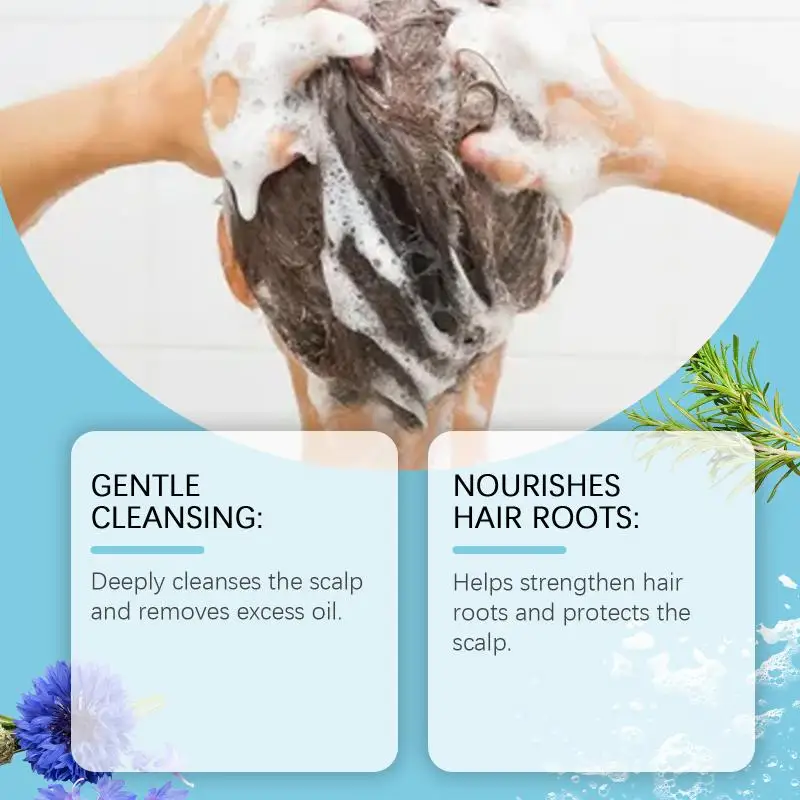 Hair care shampoo bar: Gently cleanses and moisturizes hair, leaving it smooth and shiny. Scalp massage shampoo bar. - 2