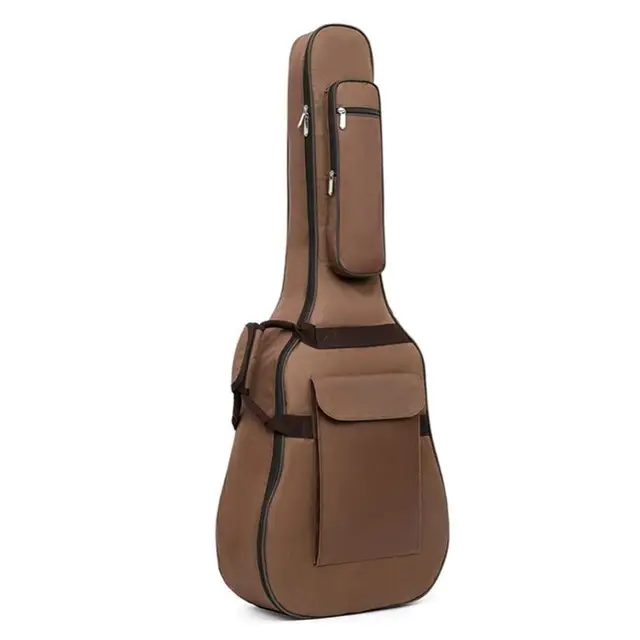Sac De Guitare 41 Pouces Rembourré Imperméable - Nylon 600D Renforcé, Poches Multiples, Bretelles Réglables, Protection Top