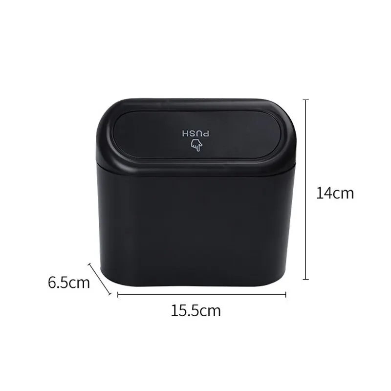 Car Trash Can Portable Car Trash Can Hanging Mini Vehicle Garbage Organization With Lid Multifunctional Folding