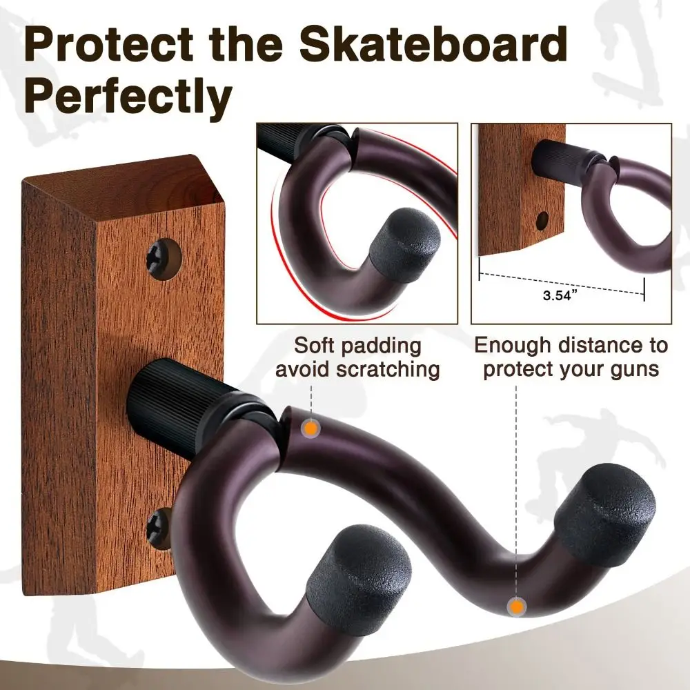 

Parts Black Violin Bass for Acoustic Non-slip Holder Stand Wall Mount Guitar Hanger Hook Guitar Instrument Accessories