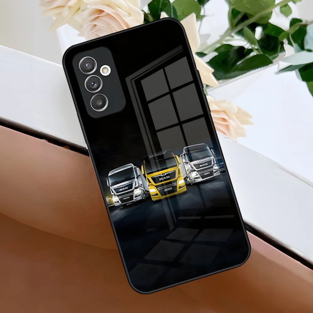 Vintage Man Truck Logo Phone Case Cover