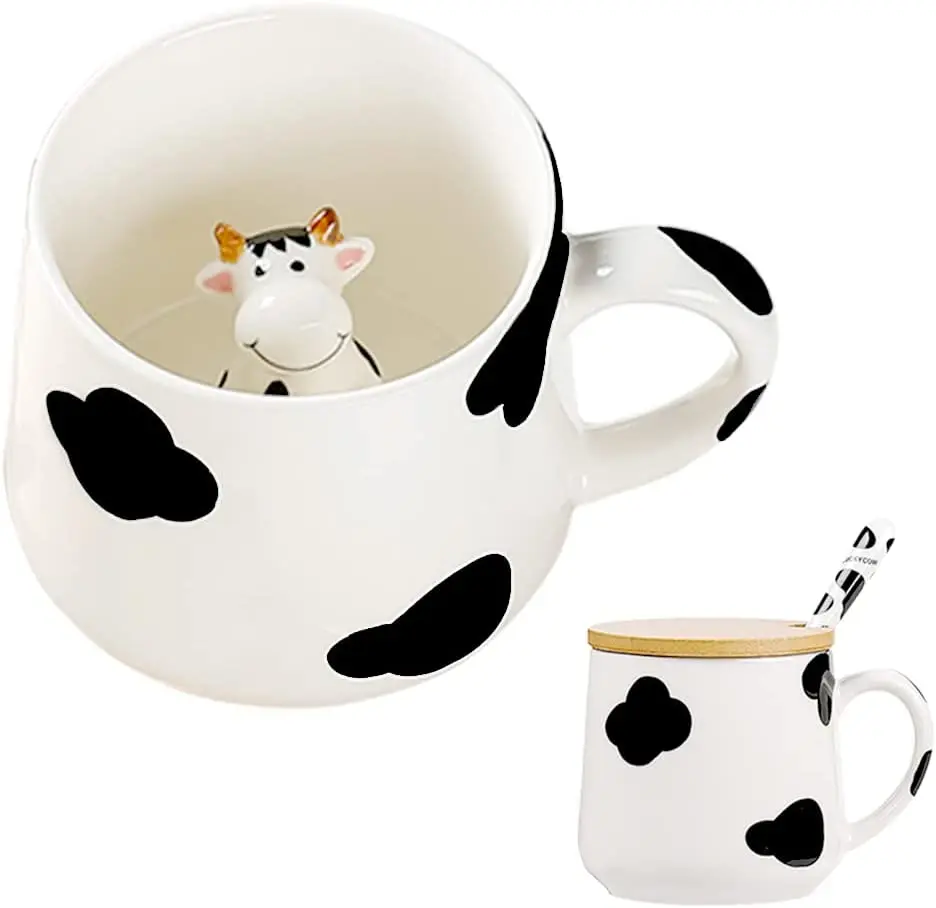 Tazza In Ceramica 3D A Forma Di Giraffa - 400ml - Idea Regalo Divertente Per Amanti Degli Animali E Colleghi
