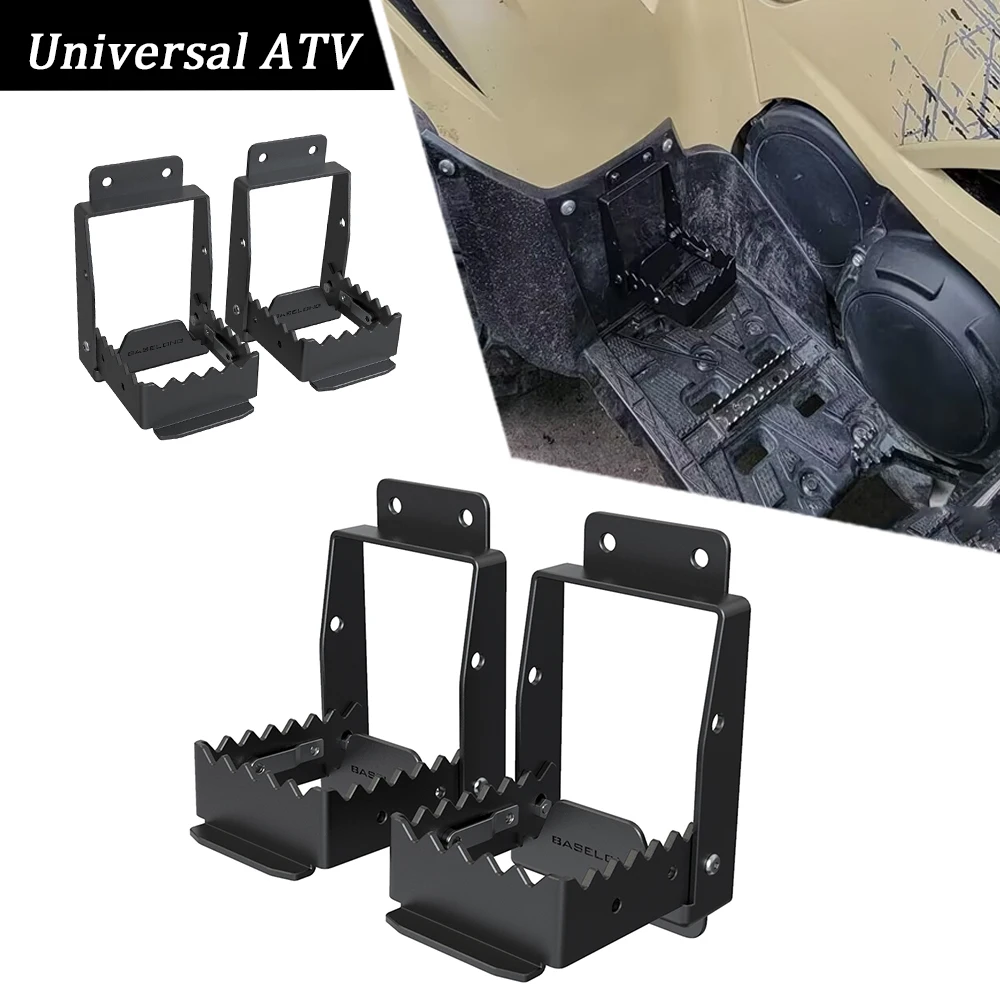 

For Polaris Sportsman 450 H.O./ 570/ 850/ XP 1000/ XP 1000S Rear Set Foot Pegs Mount Kit Highway Peg Clamp Extensions Bracket