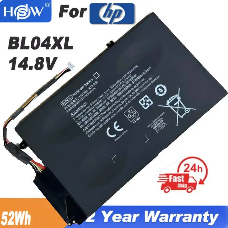 

Аккумулятор для ноутбука EL04XL, яркий 4XL, HSTNN-IB3R UB3R, TPN-C102 для HP ENVPR4, I5-3317U ENVY 4, 4T-1000, Envy TouchSmart 4