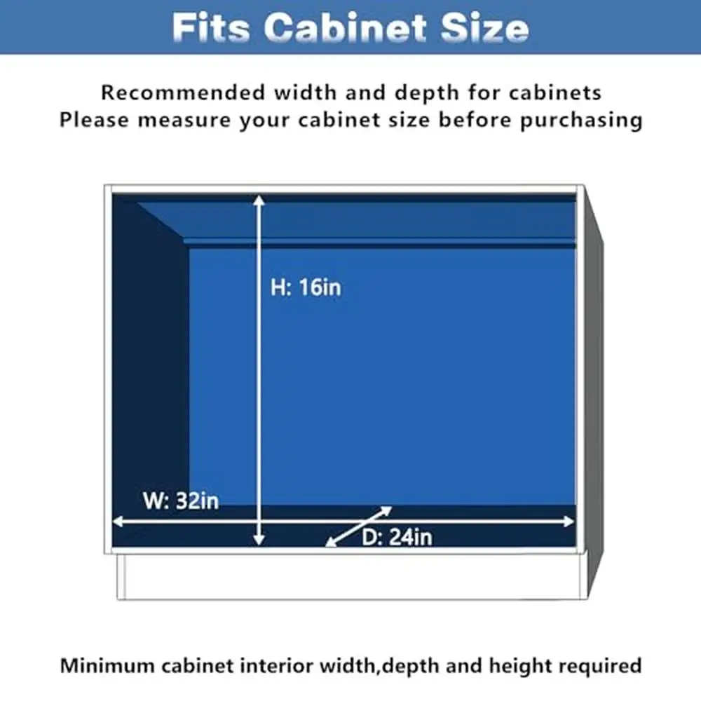 2 Tier Pull-Out Kitchen Cabinet Organizer Storage Shelves Rust Resistant Metal Adjustable Height Holds up to 100 lbs Fits 32"