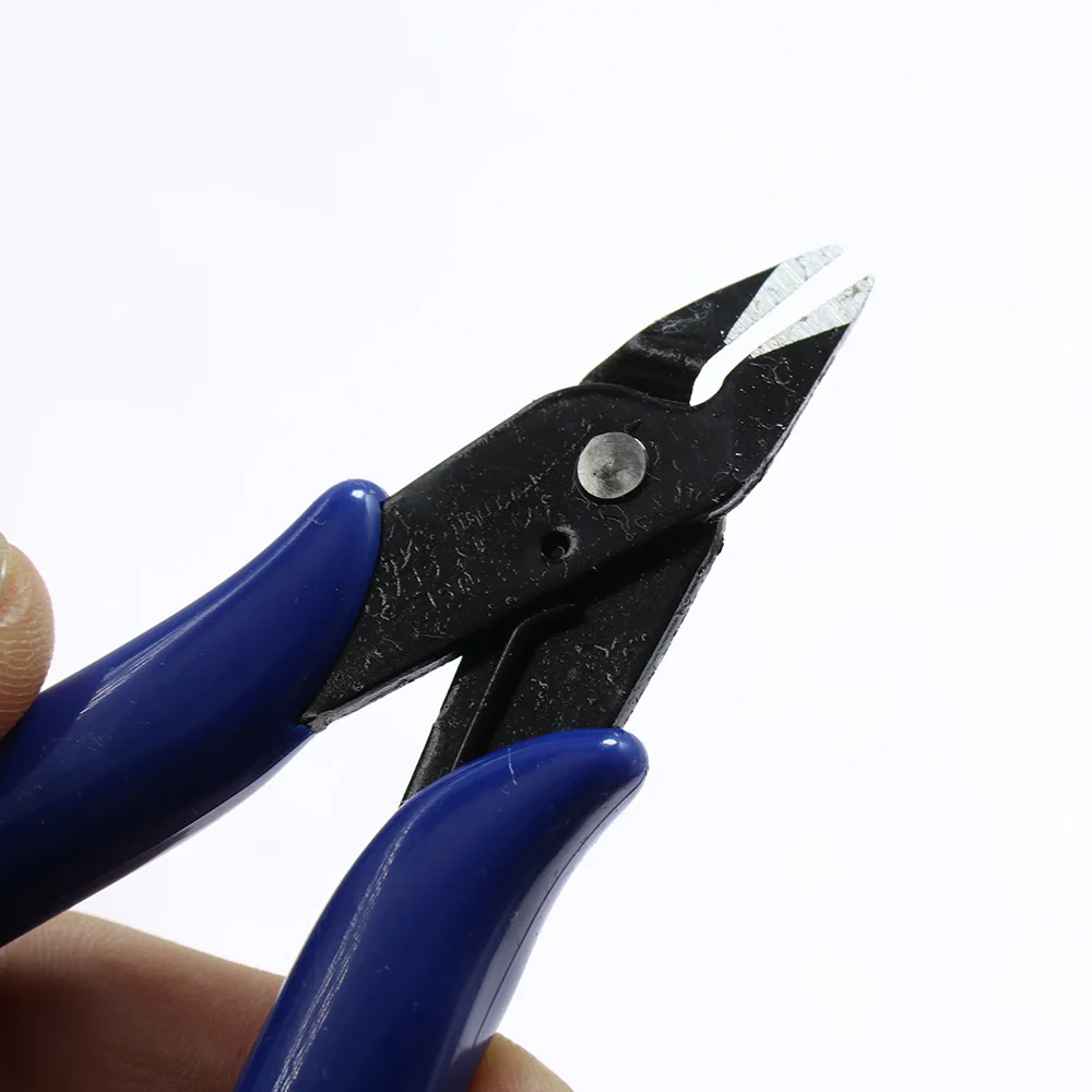 Mini Diagonal Pliers Wire Cut Line Stripping Multitool Stripper Knife Crimper Crimping Tool Cable Cutter Electric Forceps Wire Cutting Nippers Terminal Crimping Tool