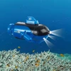 New Mini RC Submarine With LED Light Radio Control Boat Waterproof Charge Nuclear-powered Submarine Model Gift Toys for children 2
