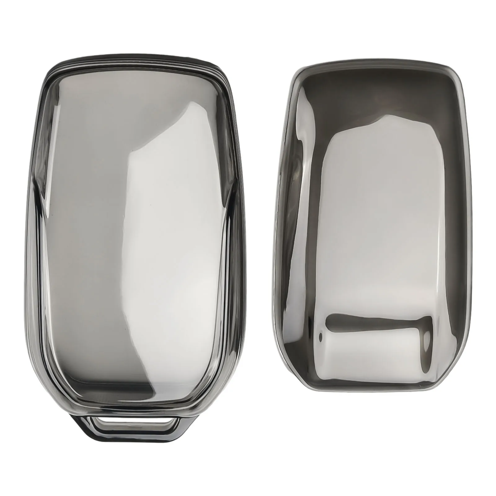 

For Toyota For Sienna For Corolla Transparent Key Fob Case Cover Black TPU Key Shell Protector For Venza Interior Accessories